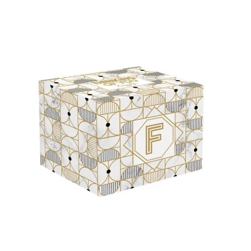 Easy Life Tasse en porcelaine de 350 ml MONOGRAM F