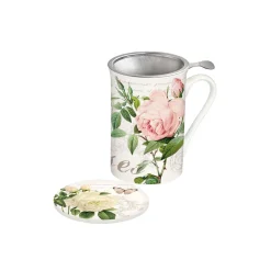 Easy Life Tasse et soucoupe en porcelaine avec infuseur JARDIN BOTANIQUE Online