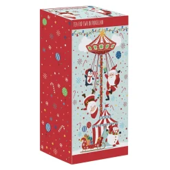 Easy Life Théière avec 2 tasses Santa’S Carousel