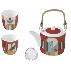 Easy Life Théière de 600 ml avec 2 tasses ILLUSION Online